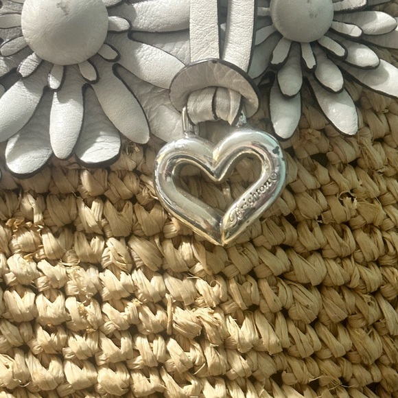 Retired Brighton Cream and Wicker Floral Tote Bag With Dustbag - Picture 8 of 16